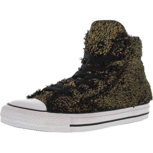 black and gold converse high tops