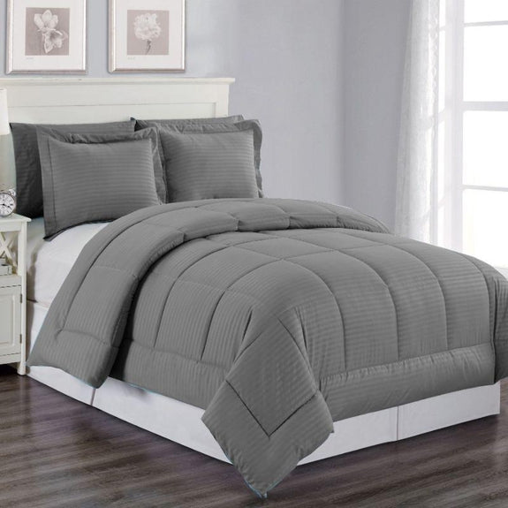 Embossed Down Alternative Comforter 3 Piece Set