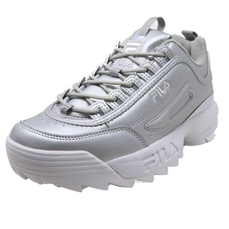 fila metallic silver