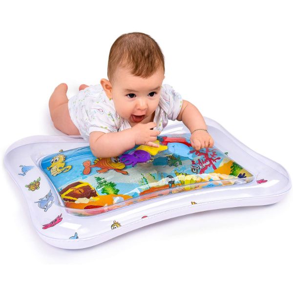 ultimate tummy time inflatable water mat for infants