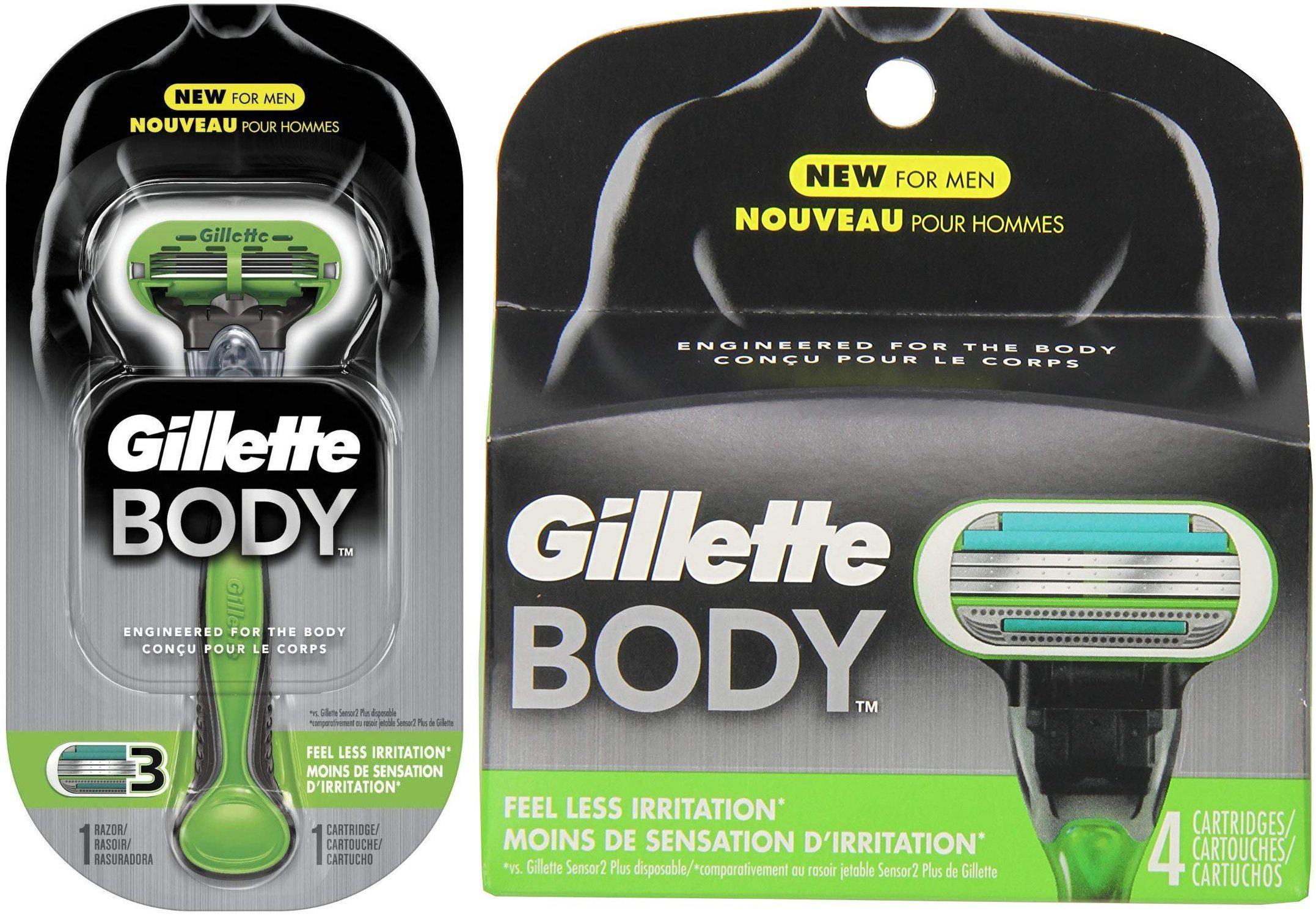 gillette body razor refills