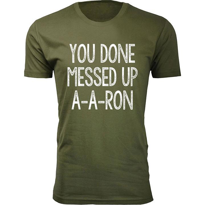 a aron t shirt
