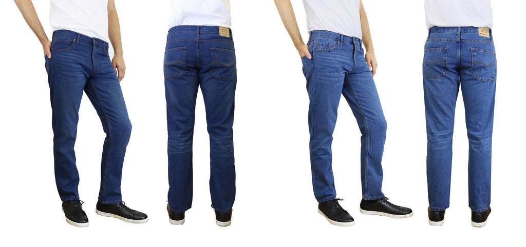 100 cotton straight leg jeans