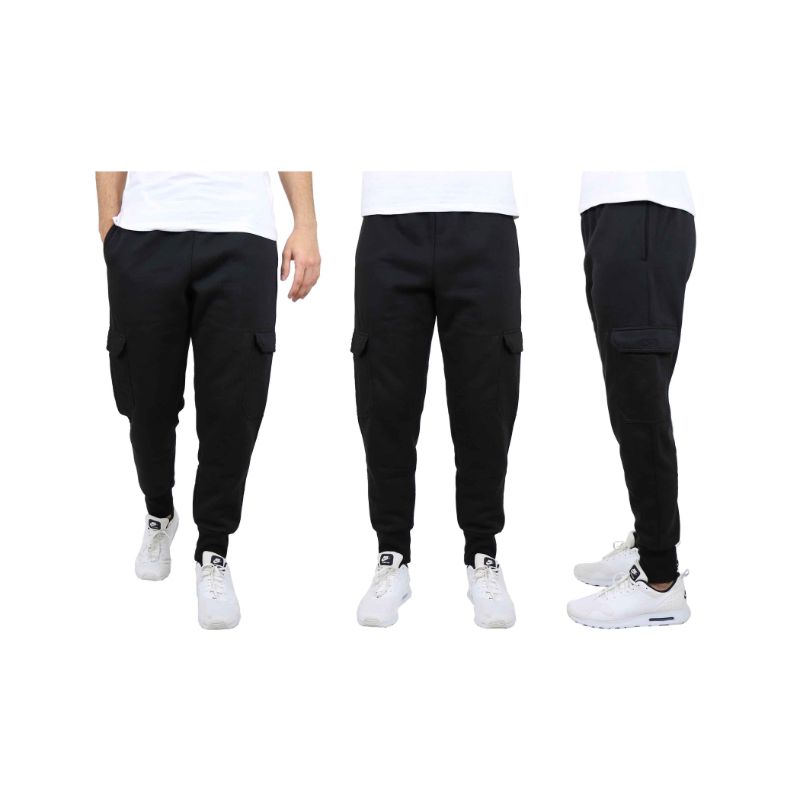 cargo fleece joggers