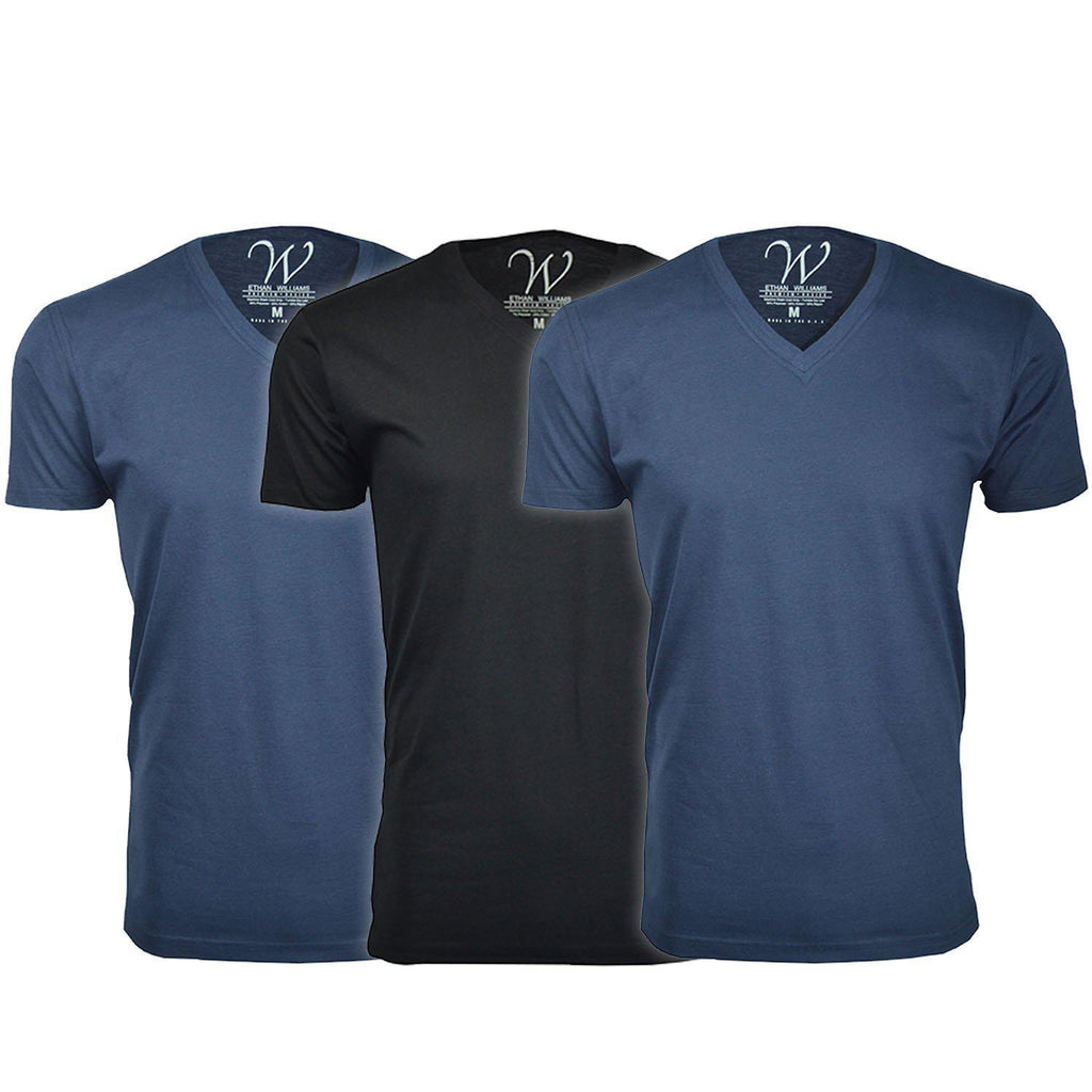 Men S Ethan Williams 3 Pack Sueded V Neck T Shirts