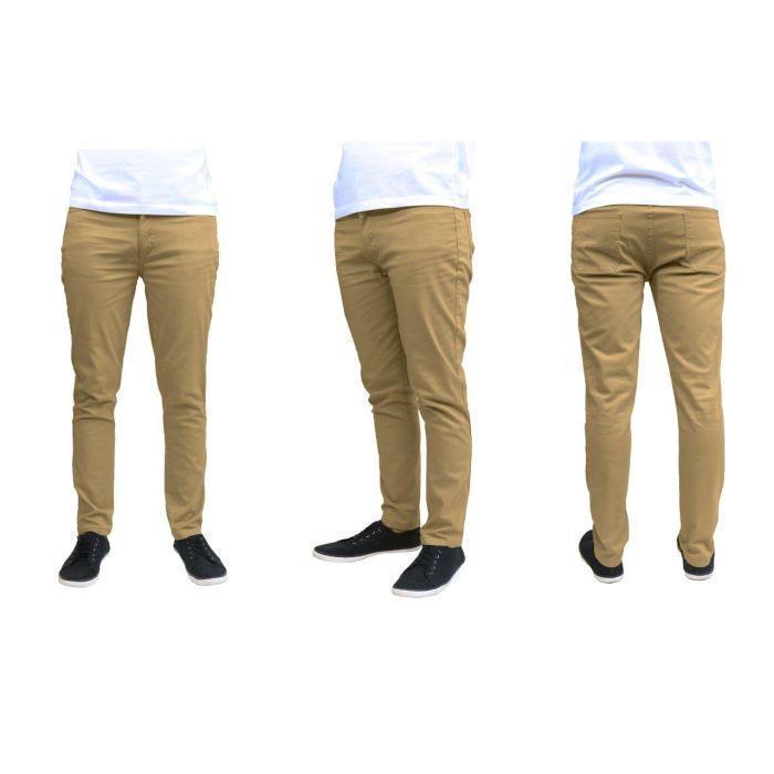 mens stretch khaki pants