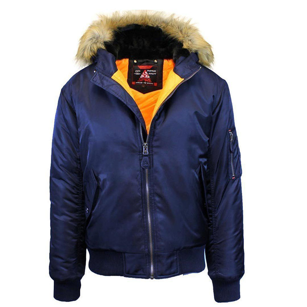 fur lined hood jacket