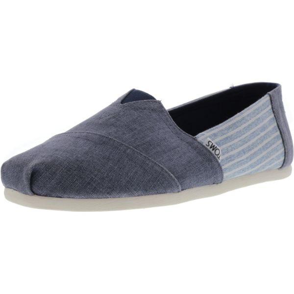 mens linen slip on shoes