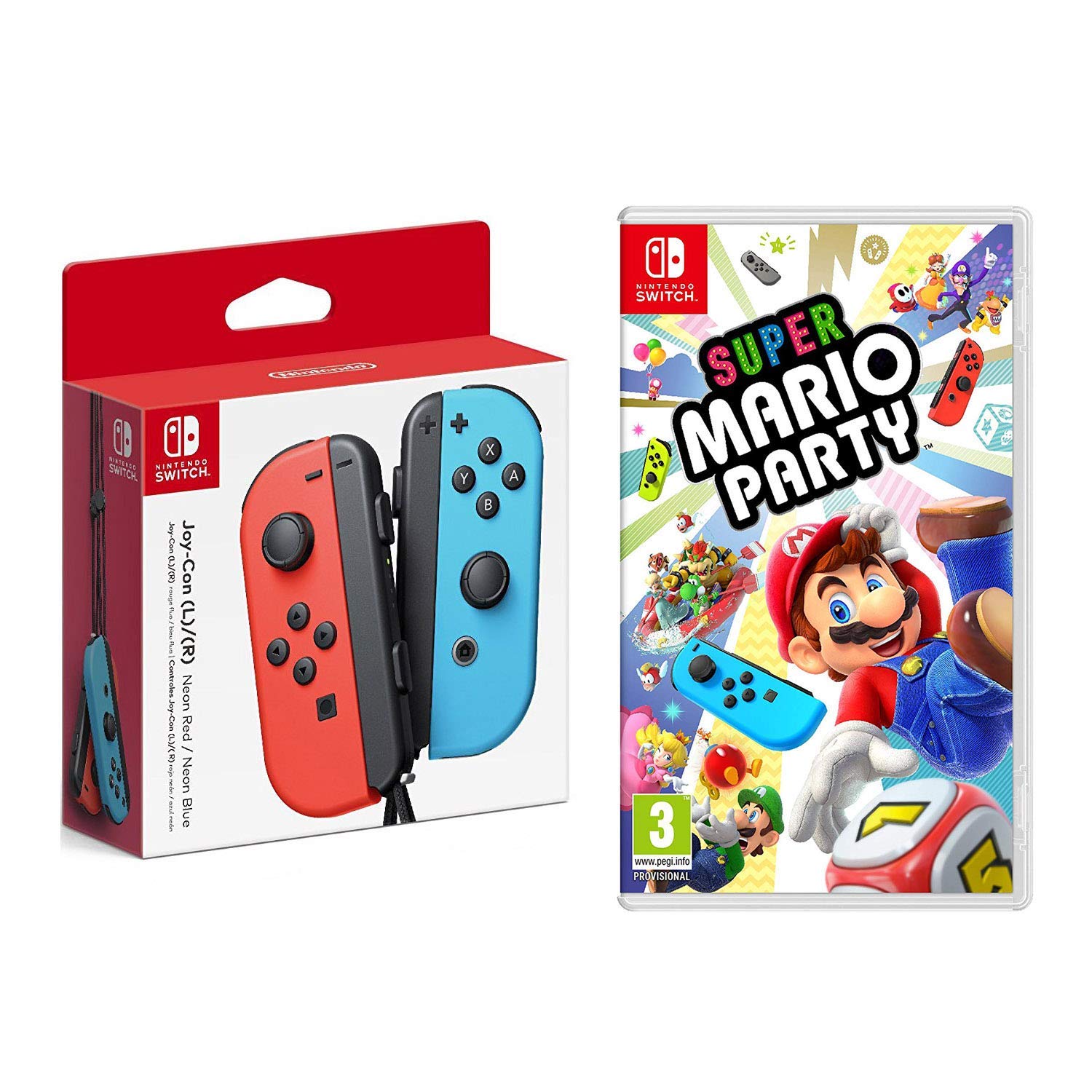 super mario party and joy con