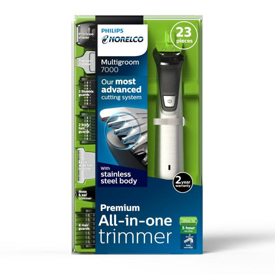 philips norelco multigroom series 7000 23 piece mens grooming kit