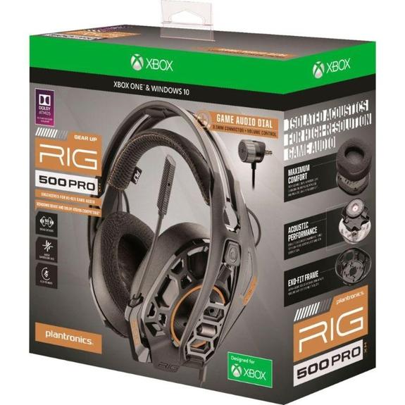 plantronics rig 500 pro hx wired dolby atmos gaming headset for xbox one