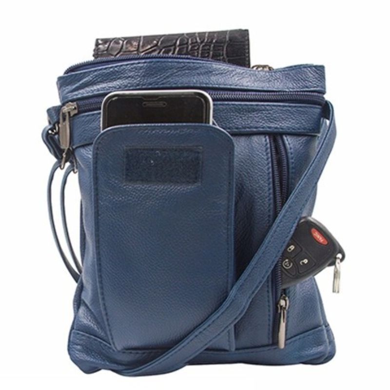 On-the-Go Plus Size Soft Leather Crossbody Bag