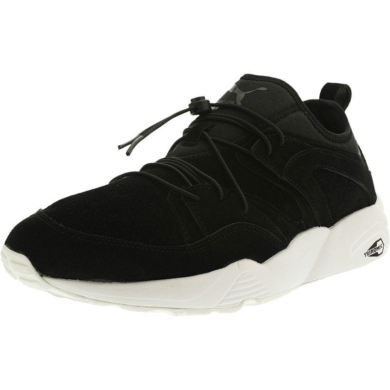 puma leather running shoes