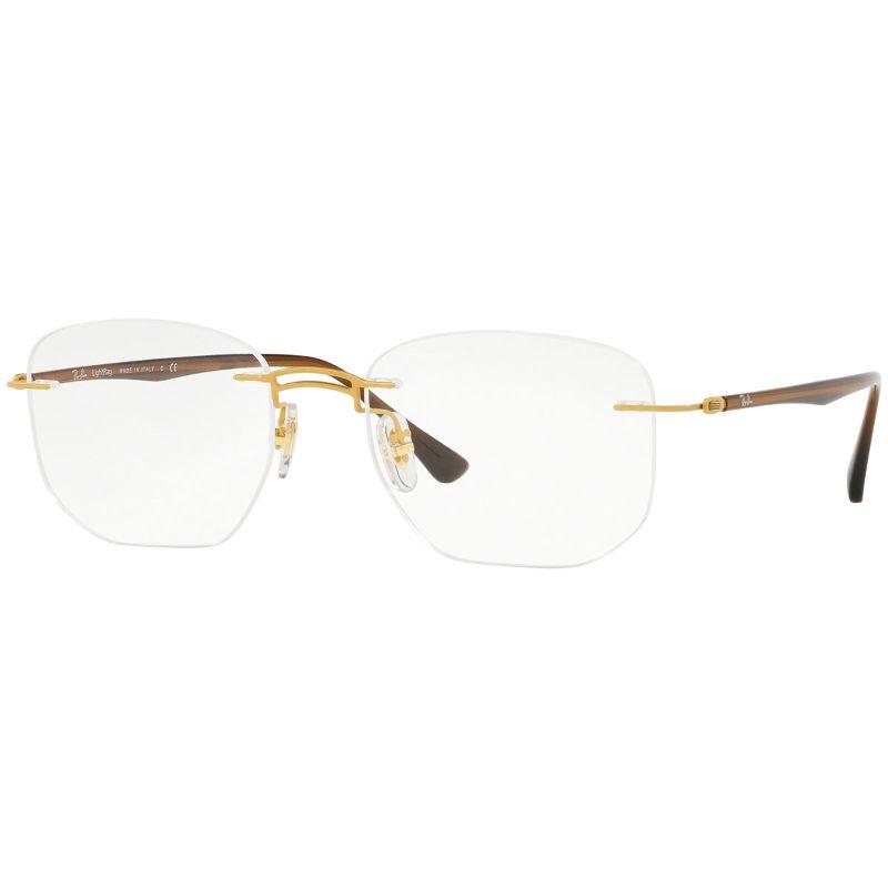 ray ban rimless sunglasses