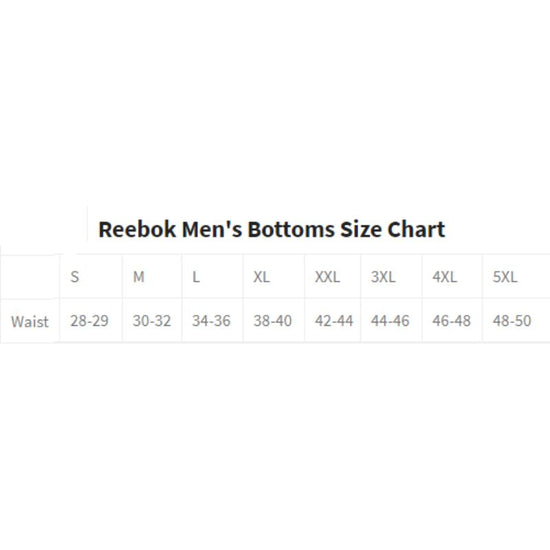 reebok men's 34 pants