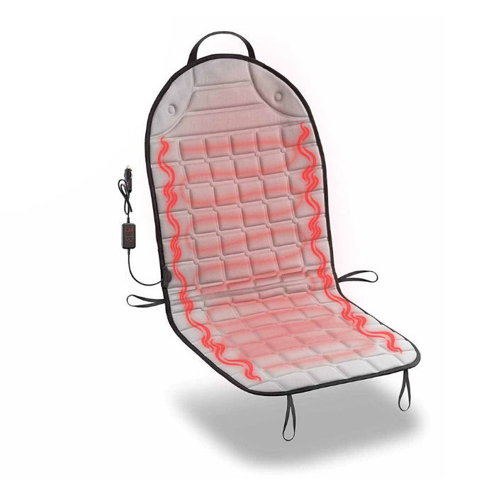 Zone Tech Car Heated Seat Cover Cushion Warmer
