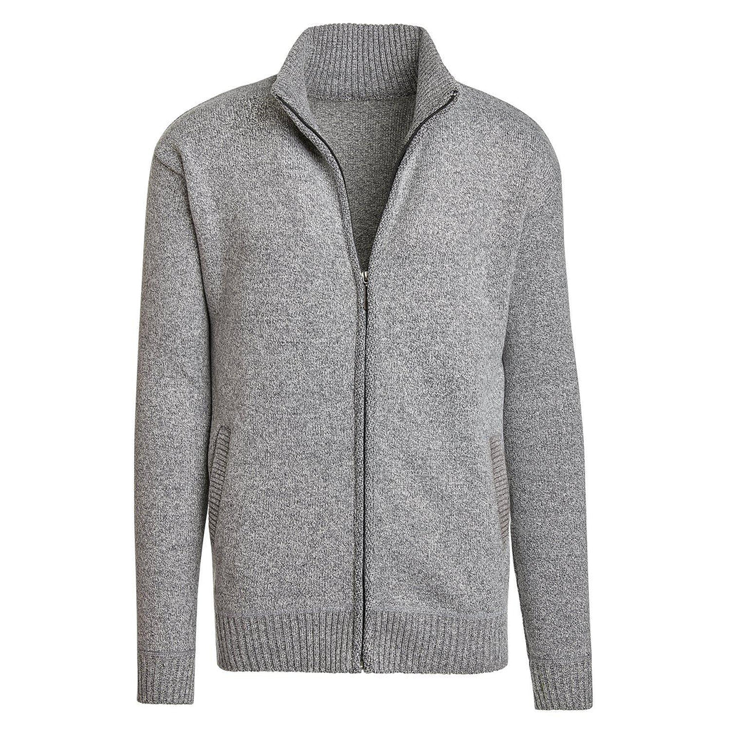 Download Alta Men's Casual Long Sleeve Full-Zip Mock Neck Sweater ...