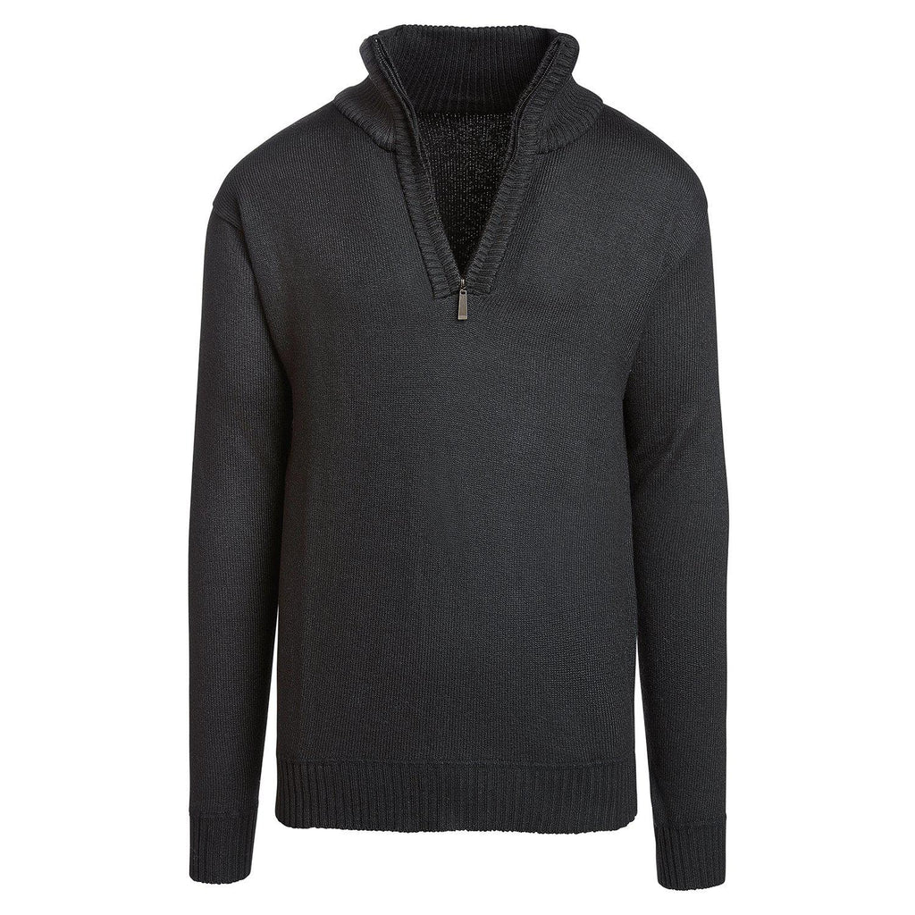 Download Alta Men's Casual Long Sleeve Half-Zip Mock Neck Sweater ...