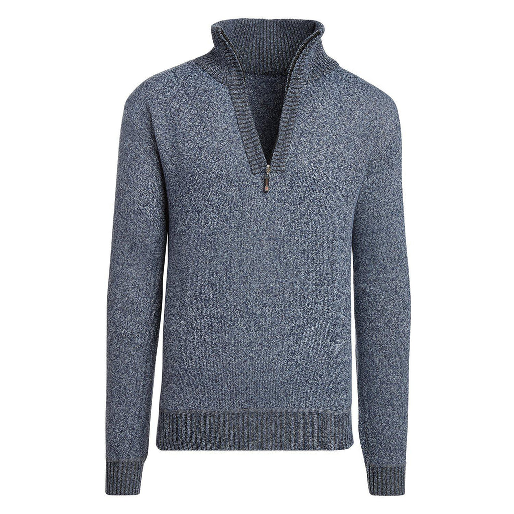 Download Alta Men's Casual Long Sleeve Half-Zip Mock Neck Sweater ...