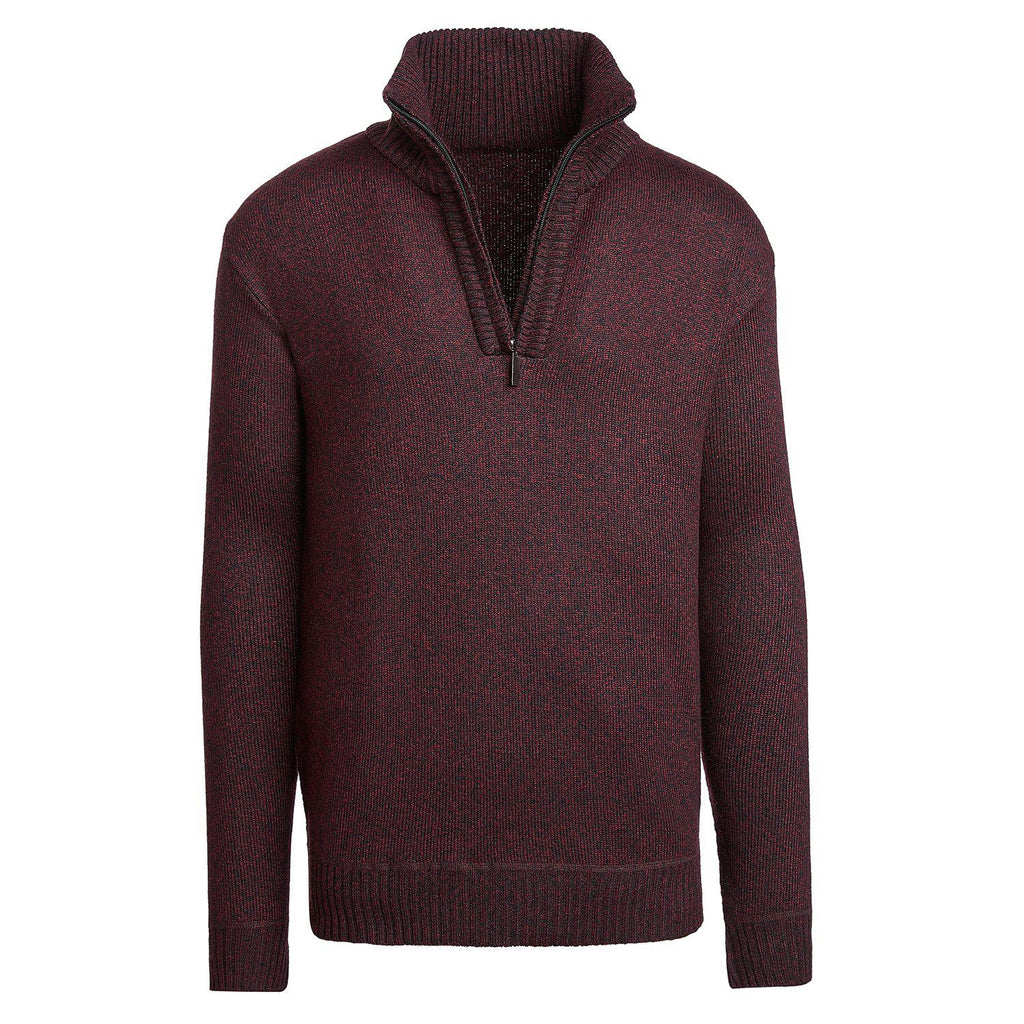 Download Alta Men's Casual Long Sleeve Half-Zip Mock Neck Sweater ...