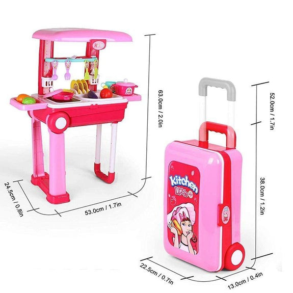 toy chef travel kitchen set