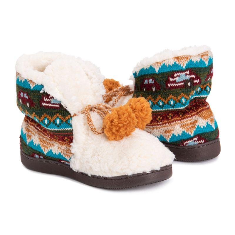 muk luks women's slipper boot