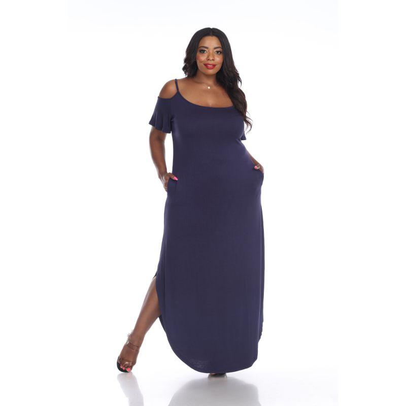 womens plus size navy dress