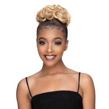 Janet Collection Human Hair Blend Bun Remy Illusion Scrunch Tendril – Find  Your New Look Today!