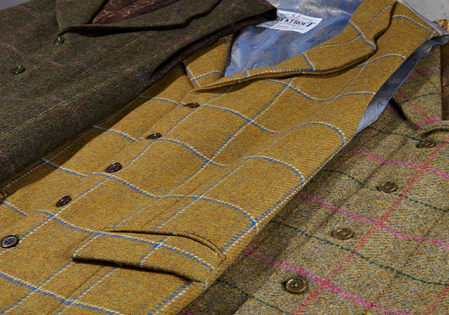 Harris Tweed Tammy Jacket - Mustard Check – Bucktrout Tailoring