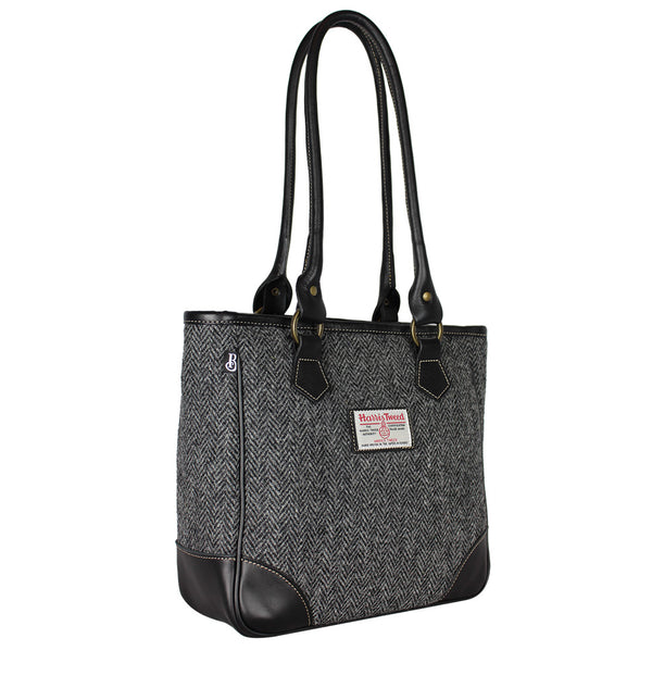 The Quentin Tote in Birch Leather & Tweed – RUSKIN