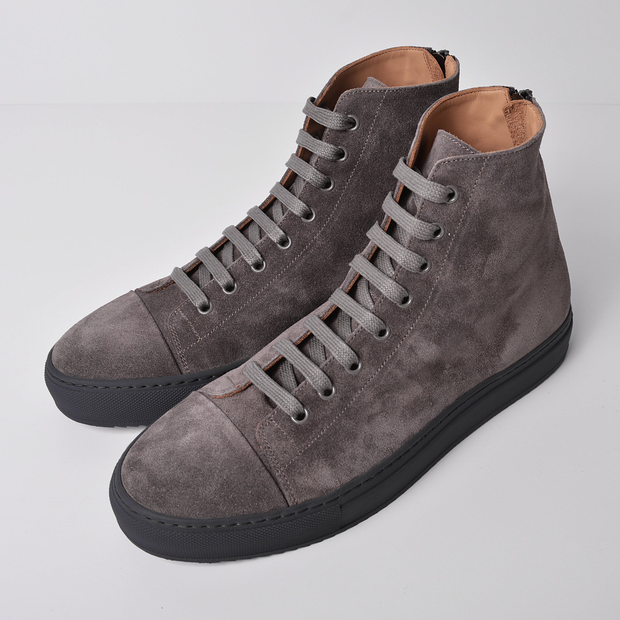 Grey High Top Trainers - Outclass