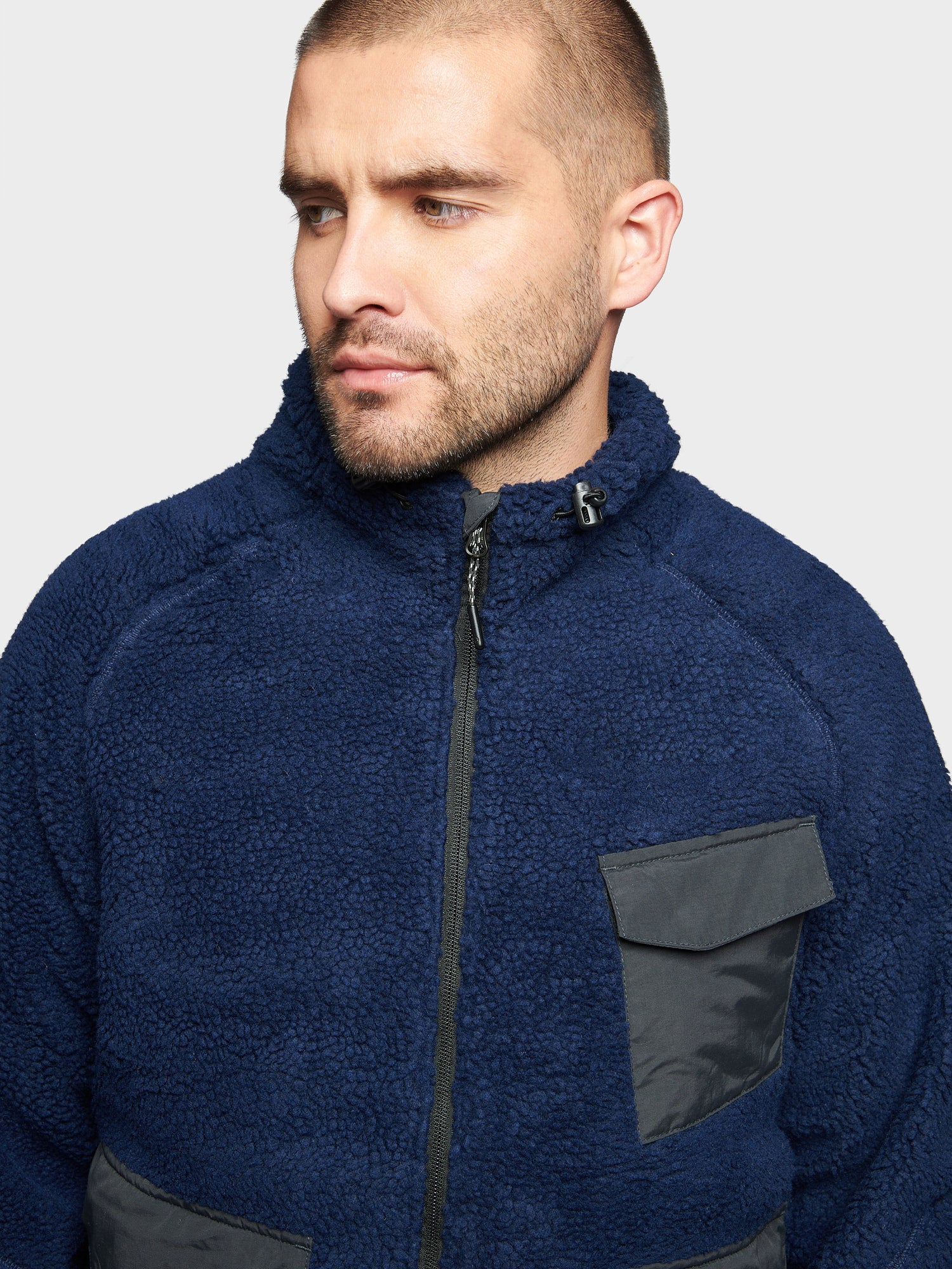 Penfield Abstract Mountain Zip Through in Ebony