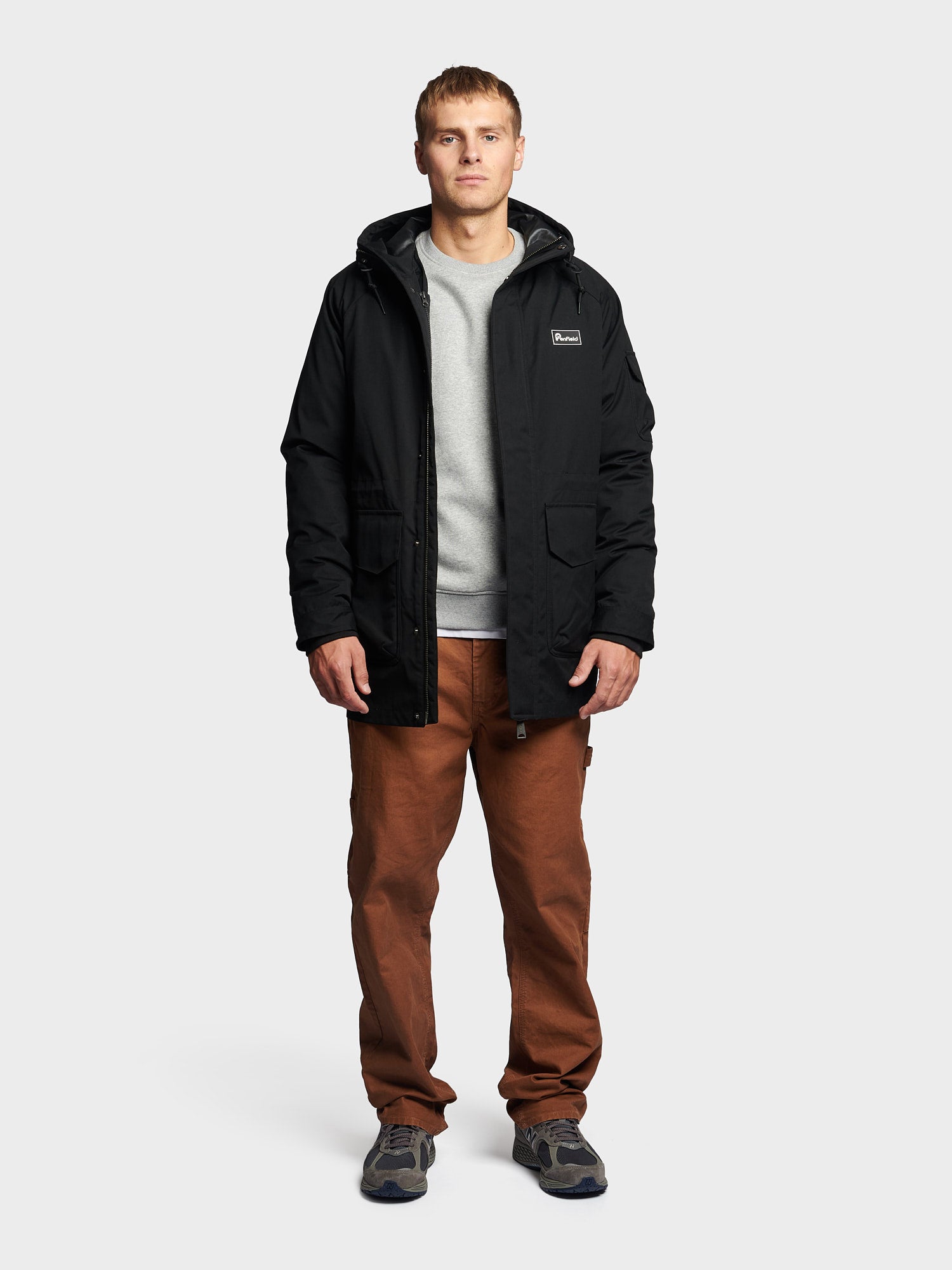 Penfield Orange Burnt Ultimate Parka in Winter