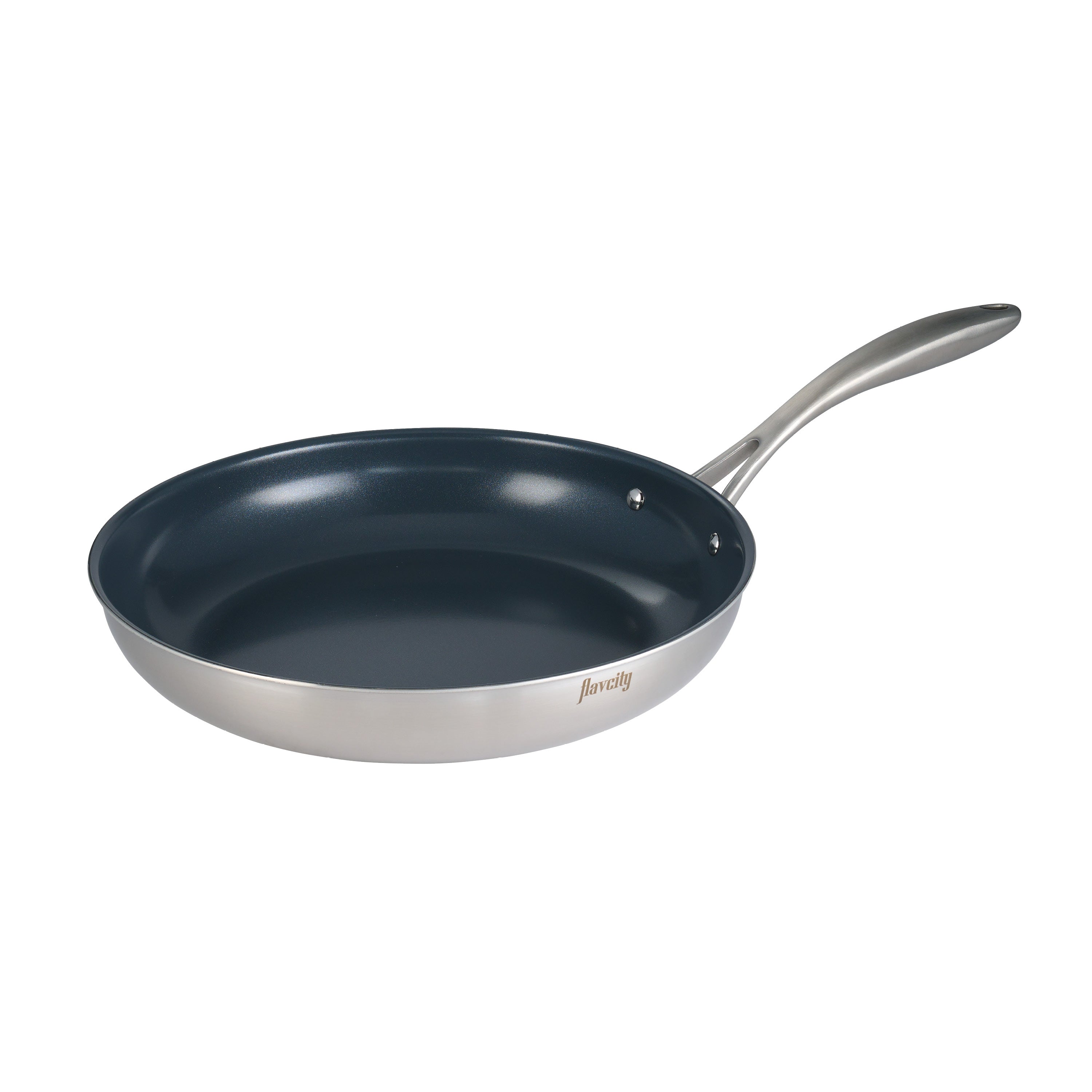 Nonstick Ceramic Saute Pan 12-Inch, Non-toxic Deep Frying Pan