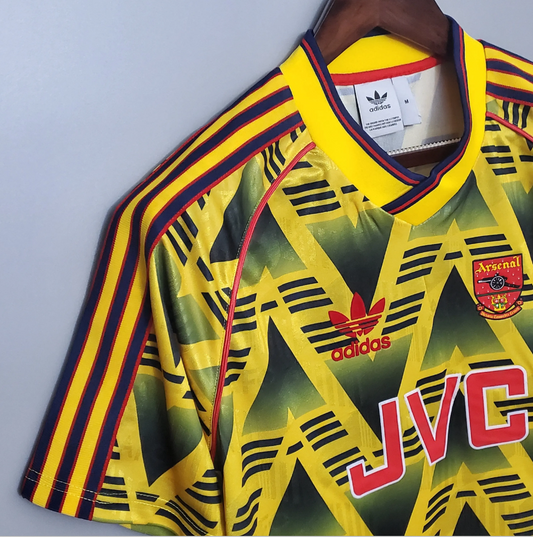 Arsenal Adidas JVC 1991 1992 1993 BRUISED BANANA Jersey Shirt XL –  foreversoccerjerseys
