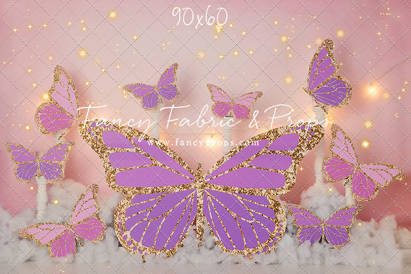 GOLD N PURPLE PASTEL BACKDROP Graphic by Dreamwings Creations · Creative  Fabrica