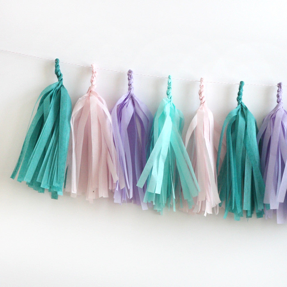 mermaid tassel garland