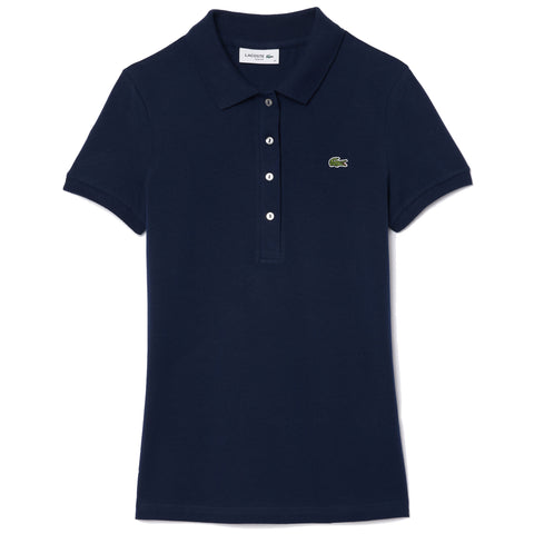 klassisches Lacoste Damen Poloshirt in dunkelblau