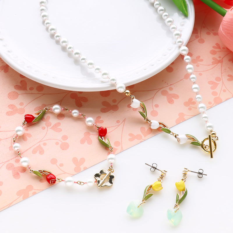 Recipe No.KR0967 Charm Tulip 2 Can 3 types of accessories