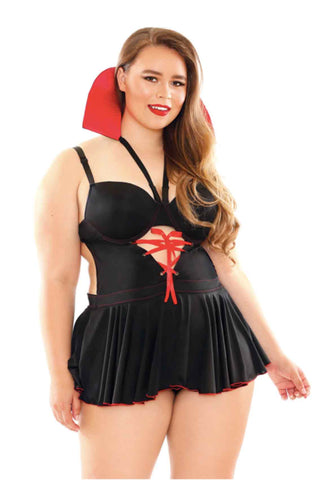 Play Vampira Costume bella curves lingerie