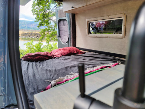 bed in camper van