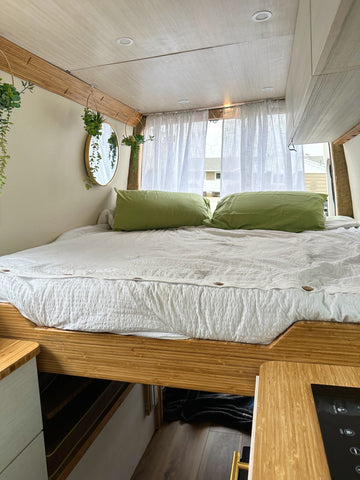 bed in sprinter van