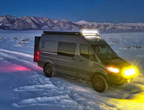 winter nights sprinter van