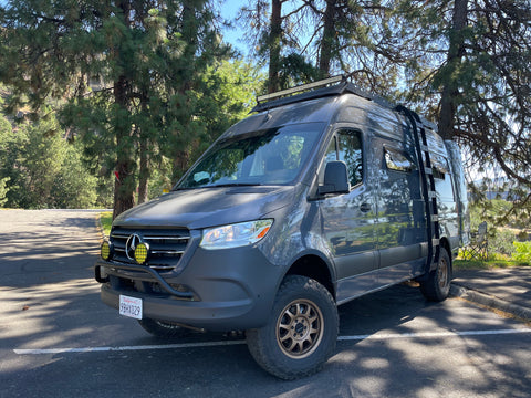 sprinter van parked