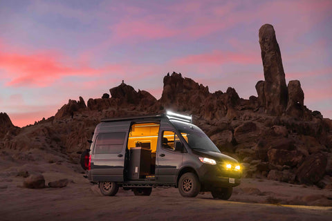 mercedes sprinter van camping