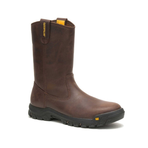 CATERPILLAR DRAWBAR STEEL TOE MEN'S WORK BOOT (P91155) IN SUMMER BROWN - TLW Shoes