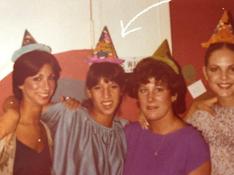 Bobbi's friends at a young age in the late 1970s