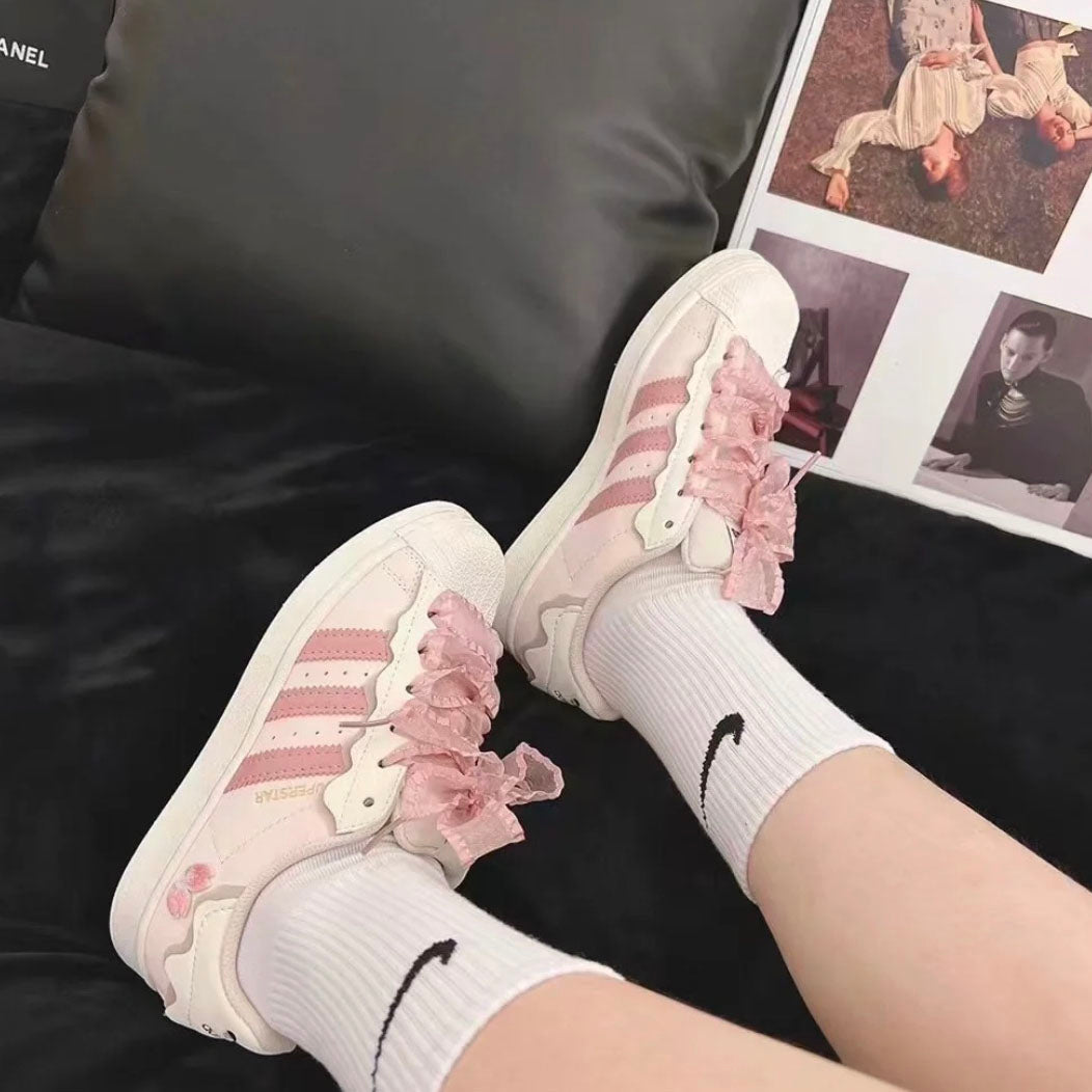 Adidas Fashion Breathable Light Sneakers Sport Shoes Unisex