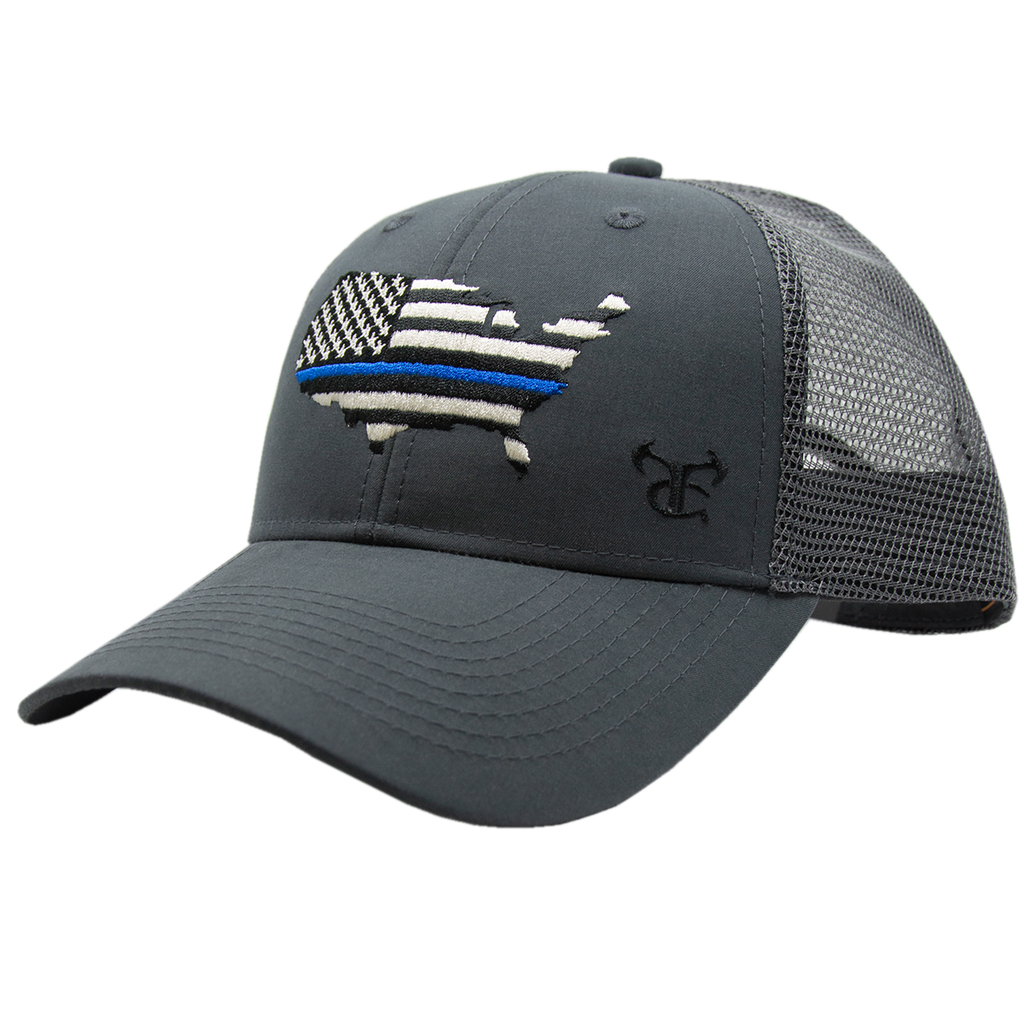 usa-blue-line-flag-cap