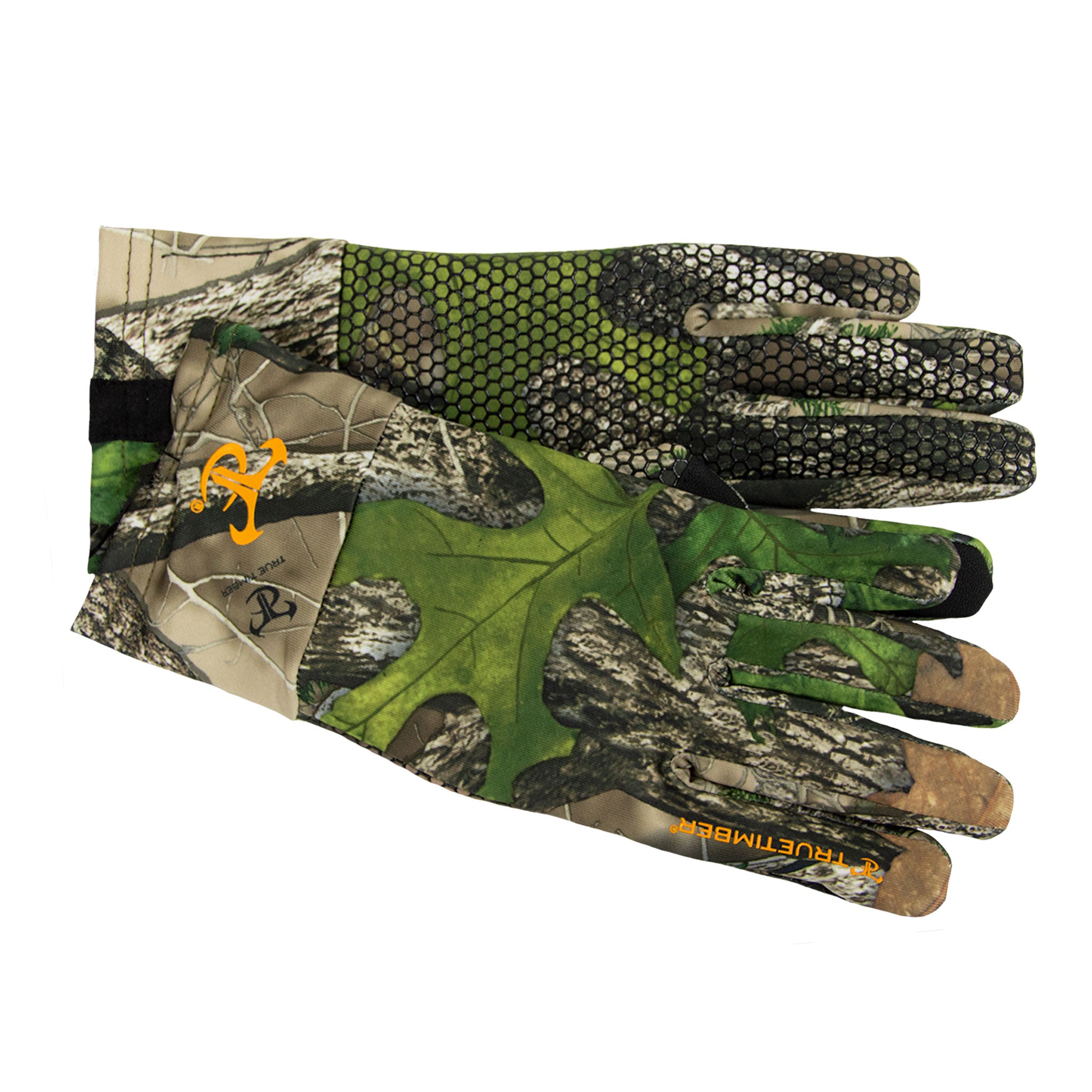 green formal gloves